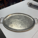 Match Pewter Tray w/Handles