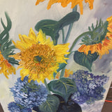 V. Mazzola Sunflower Painting-Local Artist