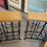 Vintage Arthur Umanoff Style Wine Rack/Side Table