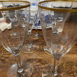Vintage Water/Wine Glasses