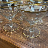 Vintage Coupe Glasses