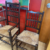 Wood Woven Seat Dining Chair