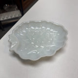 Hazel Atlas Milk Glass Grape Tray