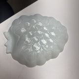 Hazel Atlas Milk Glass Grape Tray