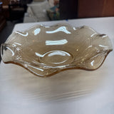 Glass Ruffle Bowl