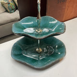 Vintage Blue Mountain Pottery Double Tray