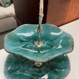 Vintage Blue Mountain Pottery Double Tray