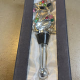 Cat Bedazzled Wine Stopper