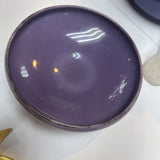 Purple Shallow Bowl