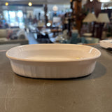 Corning Ware French White 7" Ovel Baker