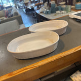 Corning Ware French White 7" Ovel Baker