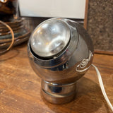 Vintage MCM Chrome Eyeball Lamp