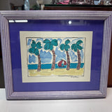 Sally Huss Palm Tree Art
