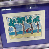 Sally Huss Palm Tree Art