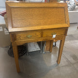 Oak 2 Drawer Secretary Desk