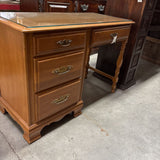 Sumpter 4 Drawer Desk w Glass Top