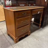 Sumpter 4 Drawer Desk w Glass Top