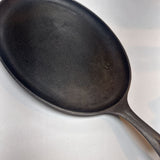 Vintage Cast Iron Oval Skillet