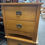 2 Drawer Mission Style Nightstand