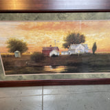 Framed Print "Farm Pond Reflections" by Raymond Knaub