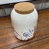 Demidaco Ceramic Floral Jar