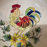 Rustic Rooster Serving Bowl