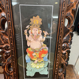 Ganesha Wood Framed Art