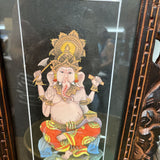 Ganesha Wood Framed Art