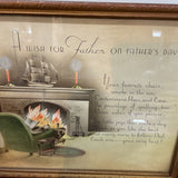 Vintage "A Wish for Father" Art