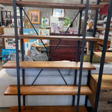 5 Shelf Wood&Metal Bookcase