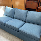 Queen Armless Sleeper Sofa w/AirDream Ultra Matress