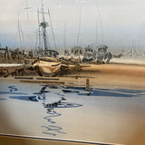 Signed Sailboat Watercolor