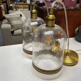 Brass & Glass Pendant Light