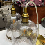 Brass & Glass Pendant Light