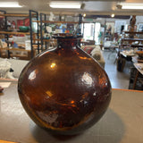 Amber Glass Vase/Decor