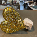 Gold Heart Night Light