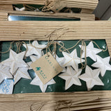 Wood Cut 9' Garland