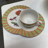 Rosanna Ceramic Cup w/Plate Set