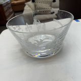 Orrefors Sweden Cities Crystal Bowl
