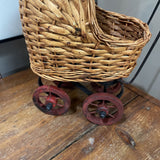 Woven Wicker Toy Carriage