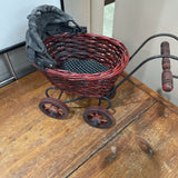 Woven Wicker Toy Carriage