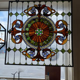 Hanging Stained Glass Panel