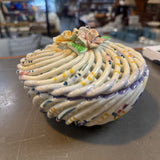 Open Lattice Weave Basket Pottery