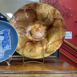 Art Glass Bowl w/Stand