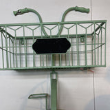 Metal Bicycle Wall Decorw/Basket