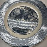 Currier&Ives Jeannette Plates-Set of 8