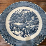 Currier&Ives Jeannette Serving Plate