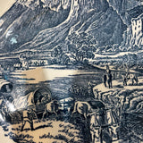 Currier&Ives Jeannette Serving Plate