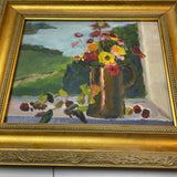 Betty French Original Painting "Flowers in Vase"