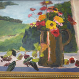 Betty French Original Painting "Flowers in Vase"